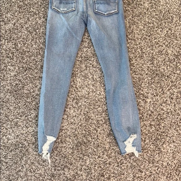 Distressed Blue Jeans - Picture 8 of 8
